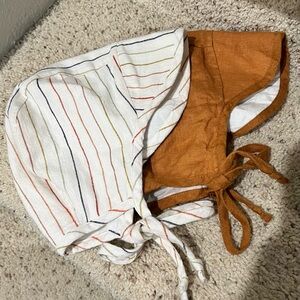 Briar Baby brimmed bonnets